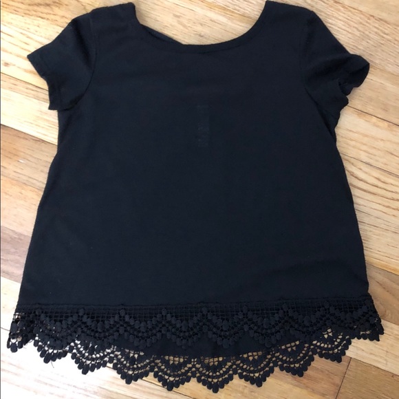 Girls black dress top size S - Picture 2 of 3